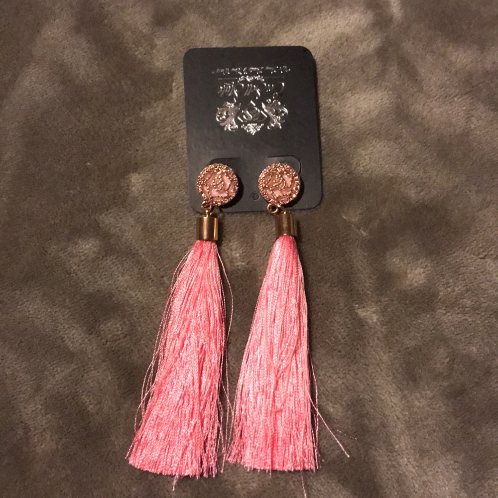 Pink earrings